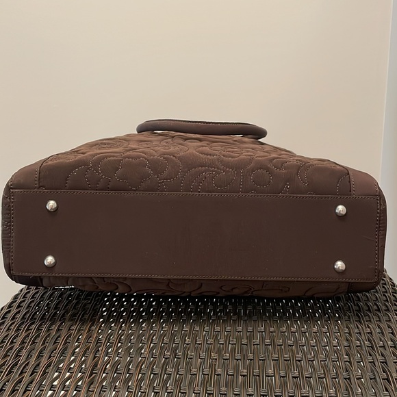 Vera Bradley large tote in chocolate brown - Picture 5 of 7